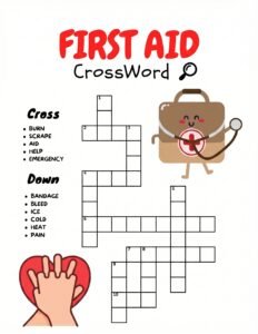 first aid crossword