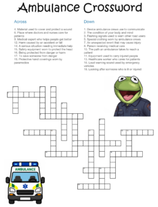 ambulance crossword puzzle